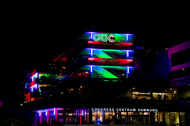 30C3 – Congress Centrum Hamburg (CCH) at night