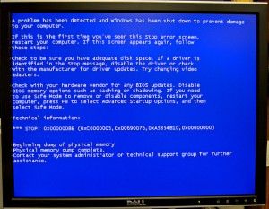 Blue Screen of Death