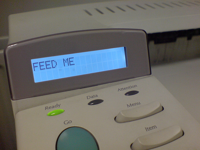 Printer – Feed me